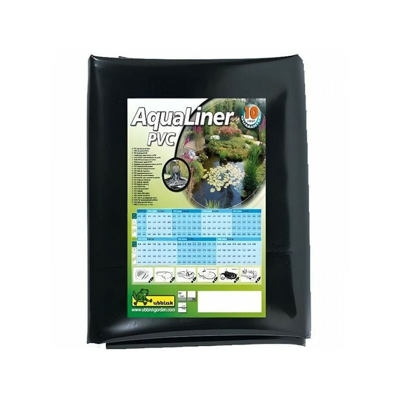 Bâche pour bassin AquaLiner 4x3 m pvc 0,5 mm 1331166 403731 - Ubbink