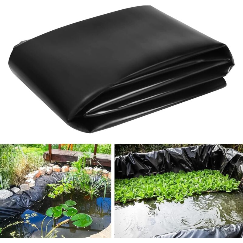 Rqiurpn - Bache pour Bassin,0.5mm Epaisseur 3x2m Bâche D'étang,Bache Bassin,Bâche pour Étang,Revêtement de Bassin en Caoutchouc, Étang Liner,Bâche