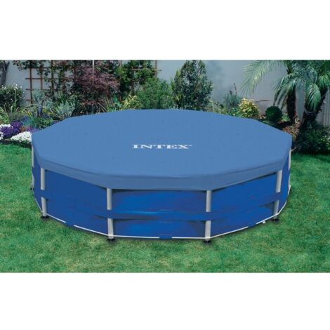 Bâche de protection piscine tubulaire ronde Ø 3,05 m - Intex