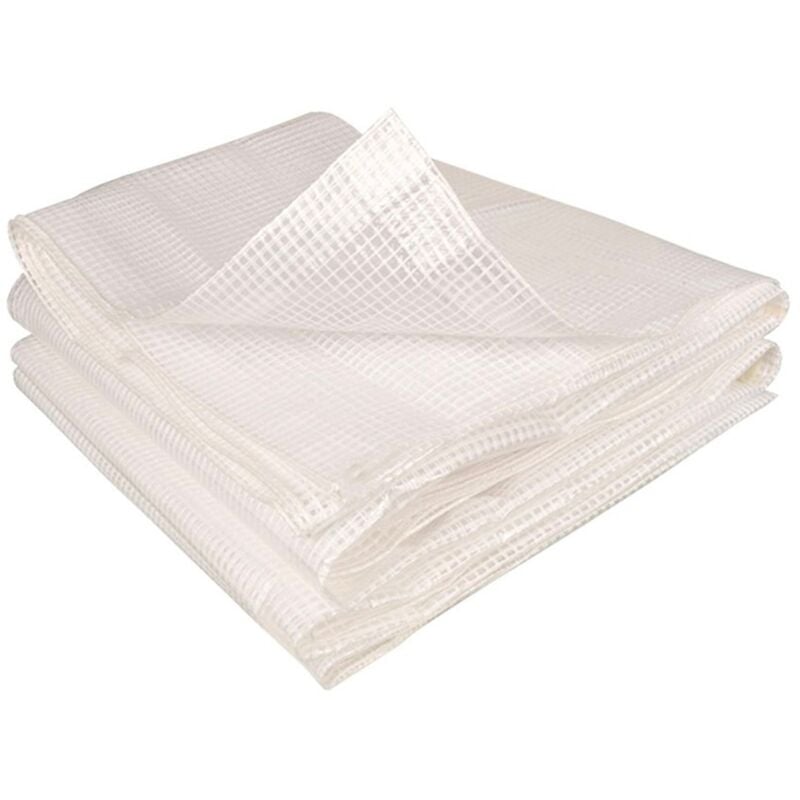 Bâche pour serre tunnel blanche - 6 m² - Blanc
