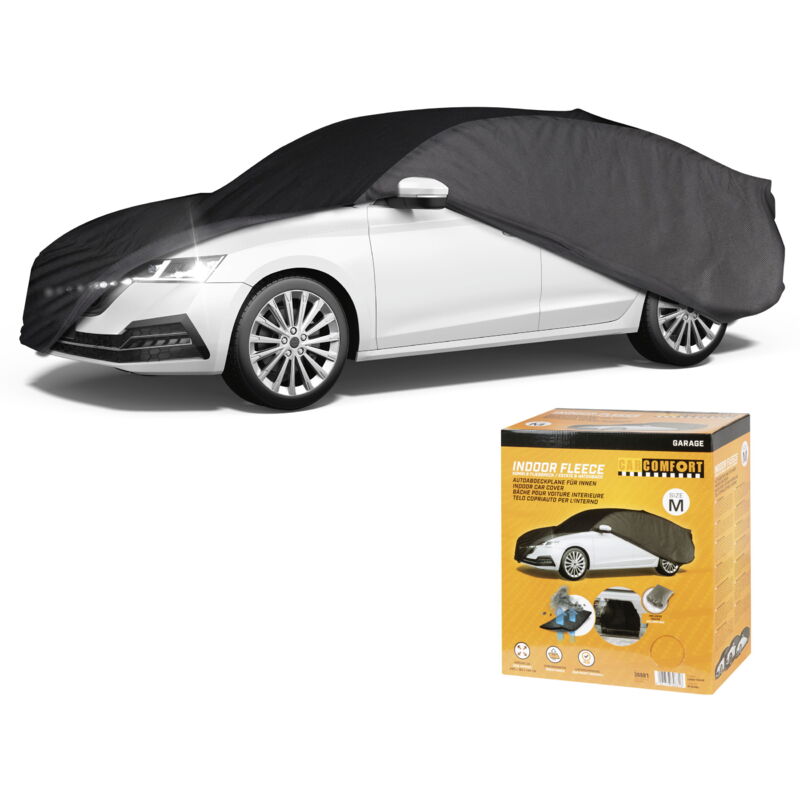 Bâche pour voiture Indoor Eco Combi taille m gris/noir