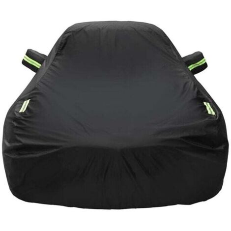 Bâche pour voiture SUV imperméable 480 x 175 x 150 cm – Tissu enduit d'argent 190T – Protection extérieure avec sangles renforcées
