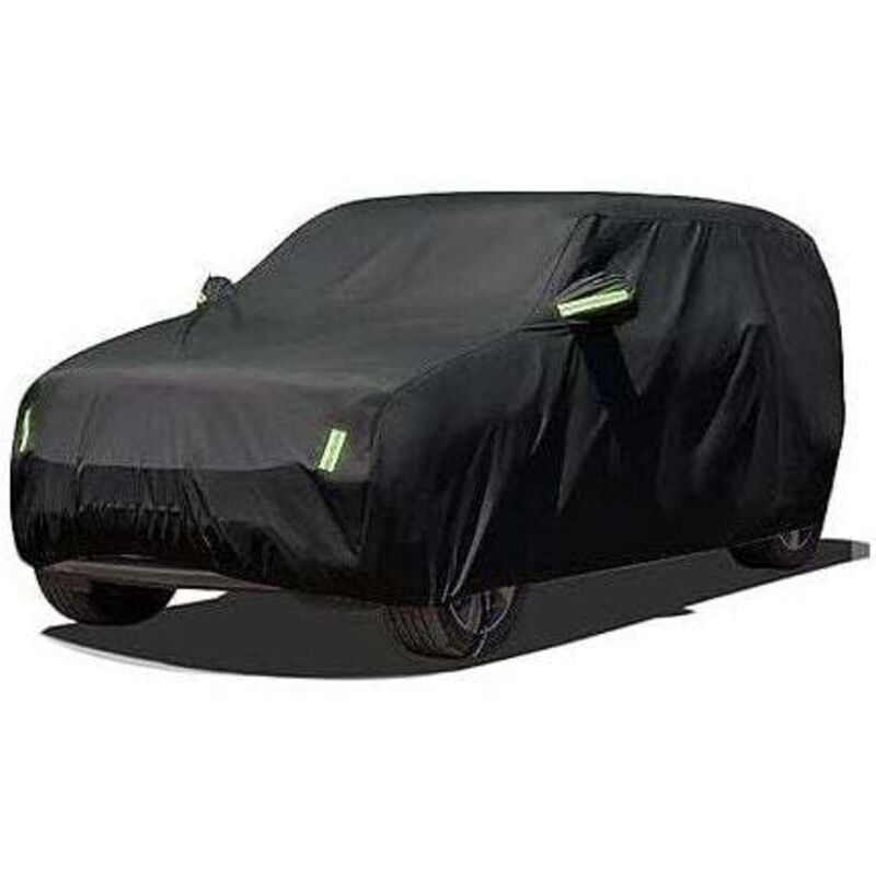 Bâche pour Voiture SUV Impermeable 480 x 175 x 150cm Noir Extérieur