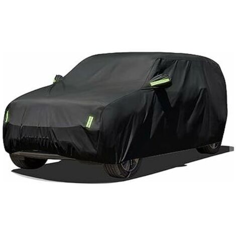 Bâche pour Voiture SUV Impermeable 480 x 175 x 150cm Noir Extérieur