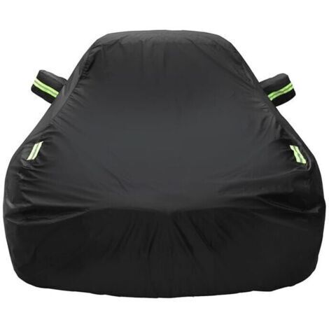 Bâche pour Voiture SUV  - Impermeable - 480 x 175 x 150cm - Noir - Extérieur - Housse de Protection Auto SUV - Étanche - Couverture SUV
