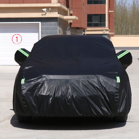 Bâche pour Voiture SUV Impermeable 480 x 175 x 150cm Noir Extérieur Housse de Protection Auto SUV Étanche Couverture SUV