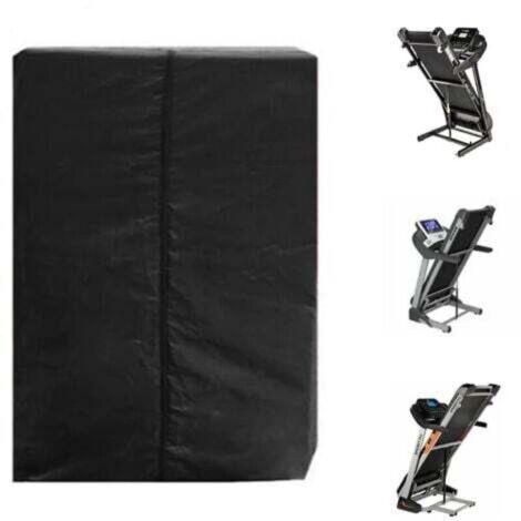 bâche pour voiture,Housse de Tapis de Course Pliable, Housse Anti poussière Pliable pour Tapis de Course 210D Coupe-Vent, imperméable à la Pluie, bâche en Tissu Oxford，95×75×160cm，noir