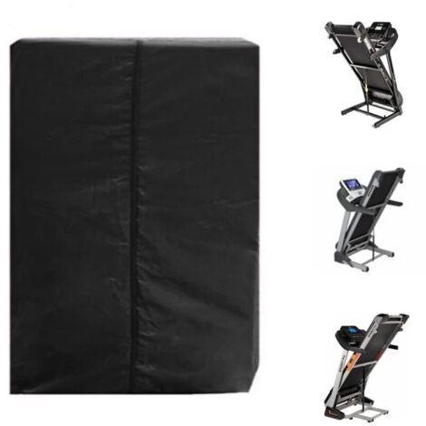 Bâche pour voiture,Housse de Tapis de Course Pliable, Housse Anti poussière Pliable pour Tapis de Course 210D Coupe-Vent, imperméable à la Pluie, bâche en Tissu Oxford，95×75×160cm，noir