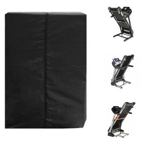bâche pour voiture,Housse de Tapis de Course Pliable, Housse Anti poussière Pliable pour Tapis de Course 210D Coupe-Vent, imperméable à la Pluie, bâche en Tissu Oxford，95×75×160cm，noir - RWBâche pour