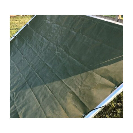 ANIMAL VALLEY Bâche Premium Taille Xxl Pour Parc 4x4m, 6x4m Et 8x4m Verte