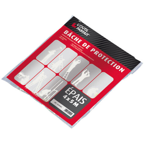 Bache Protection Epaisse 4x5ml - L'OUTIL PARFAIT