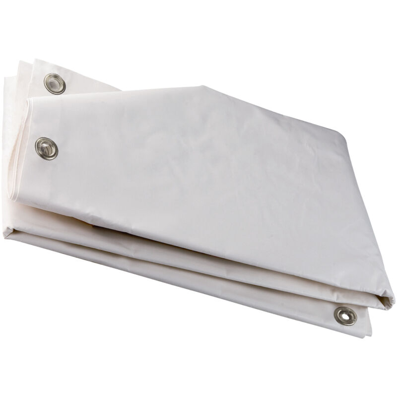 Bâche pvc blanche 300g/m2 Werka Pro 5x6m - Blanc