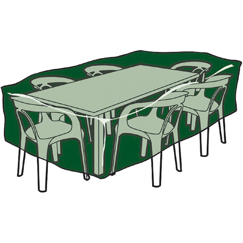 Couvercle De Protection. Housse Table Et Chaise 205x325x90cm 240gr/M²