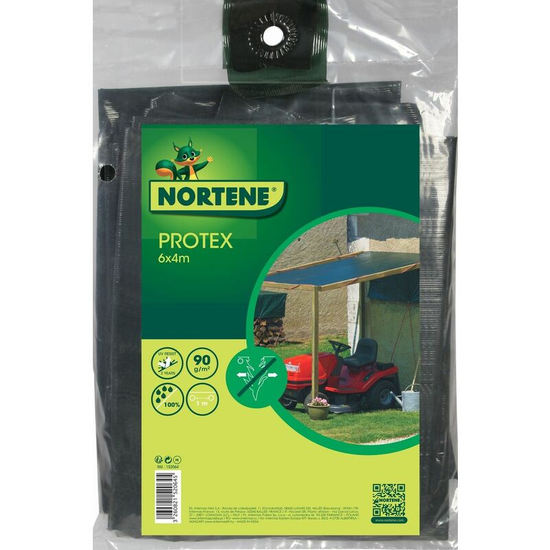 Nortene - Bâche renforcée 'Protex' - 6 x 4 m