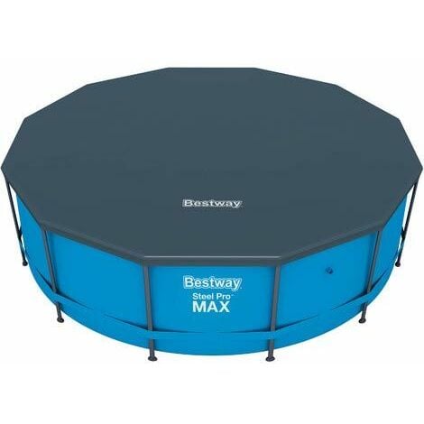 Bâche ronde ou ovale pour piscine Bestway - Hydrium / Frame  360 / 366 cm - Noir
