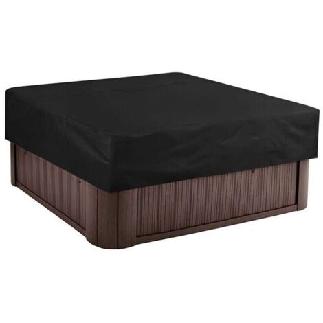 Bâche Solaire Carrée pour Piscine, Ourlet Élastique avec Cordon, Protection UV, Dimensions 215×215×30cm, Sans Étiquette