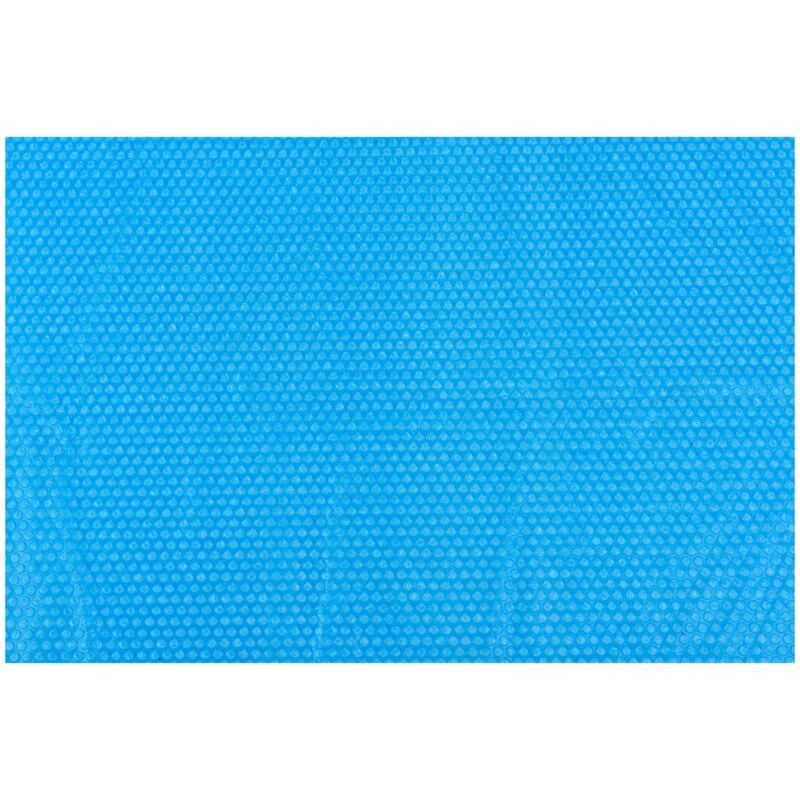 Helloshop26 - Bâche solaire de piscine à bulles polyéthylène 260 x 160 cm bleu casa