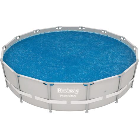 Couverture Solaire de Piscine Hors Sol Bâche Housse Multi-taille Bestway