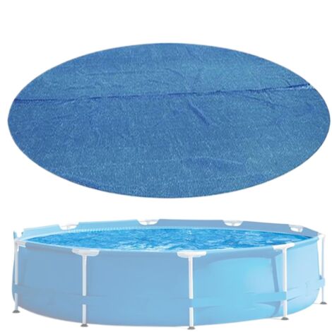 Bache Solaire Piscine, Bâche À Bulles, Pliable Film D'isolation Thermique pour Piscines, Protection UV, Imperméable, Protection Thermique, pour Piscines, Spa 305cm（10FT）
