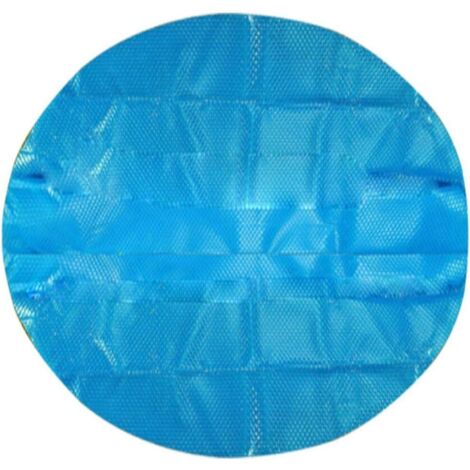 Bâche Solaire pour Piscine Ronde, Couverture de Protection Gonflable 33m pour Piscine Hors Terre