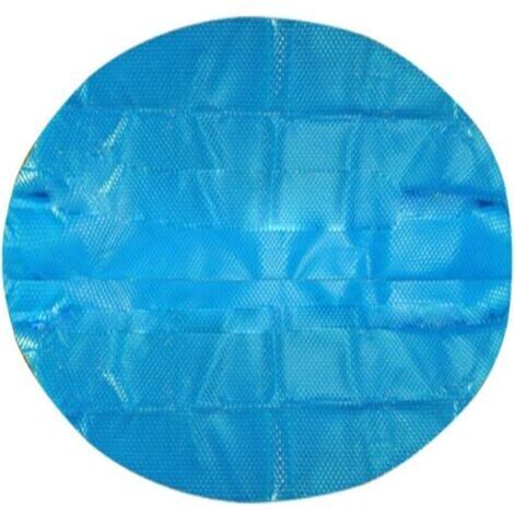 Bâche Solaire pour Piscine Ronde, Couverture de Protection Gonflable 33m pour Piscine Hors Terre