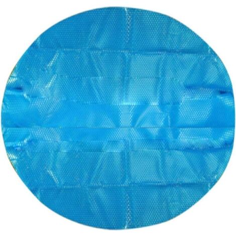 Bâche Solaire pour Piscine Ronde, Couverture de Protection Gonflable 33m pour Piscine Hors Terre