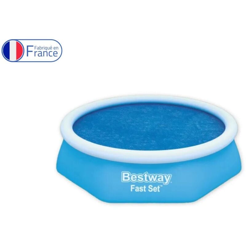 Bestway - Bâche à bulles ronde ø 240 cm pour piscine hors sol Fast Set ø 274 cm