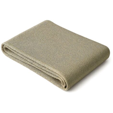 Bache soudure 0,9x1m - Couverture anti‑feu M0 1300 °C - Toile anti‑chaleur fibre de silicate avec induction vermiculite Weltek