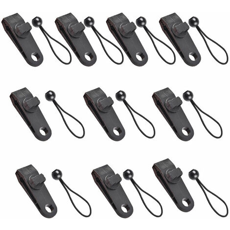 Bâche Tente Pince Bâche Auvents Clip Auvents Pince Tendeur Corde Élastique Élastique pour Bâche Ball Bungee Corde pour Tentes, Couvertures, Auvents, Bannières-