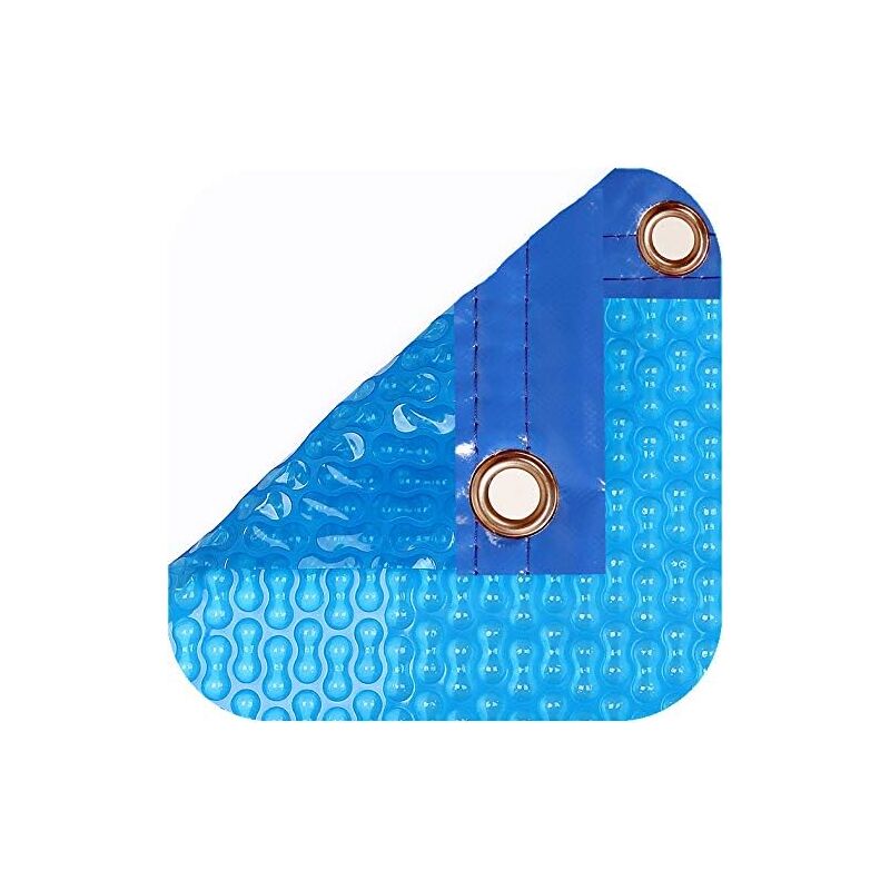 International Cover Pool - Bâche thermique 400 microns Geobubble de 4 x 2,5m avec renfort dans les largeurs