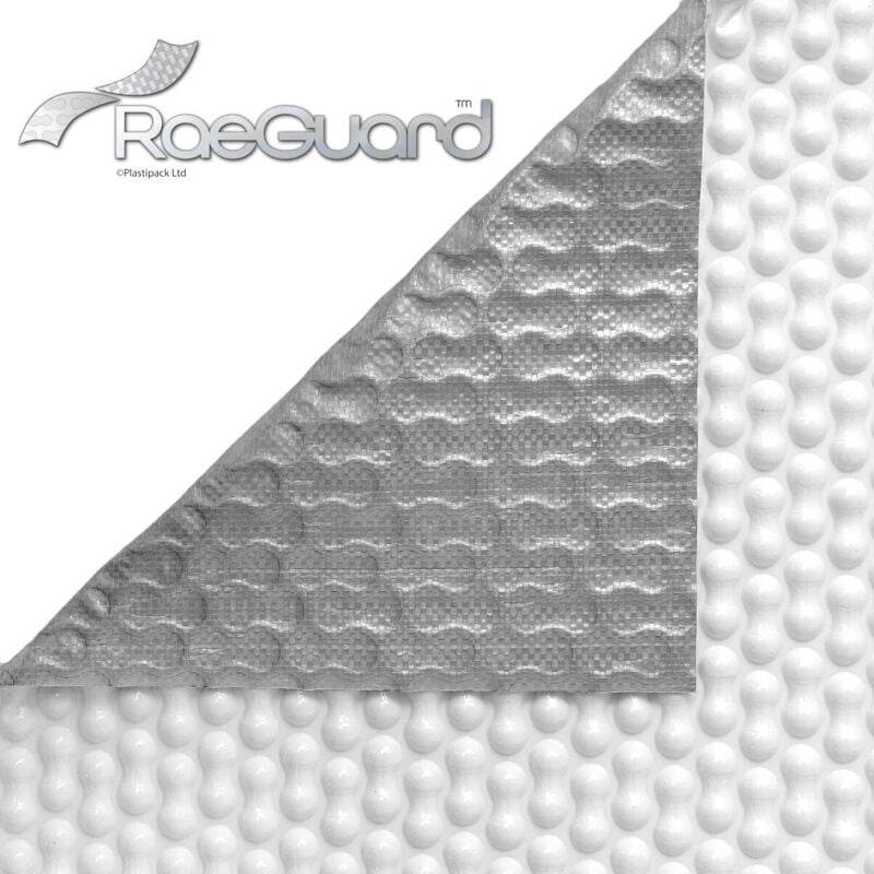Bâche thermique 800 microns Geobubble RaeGuard de 7 x 2m avec renfort dans les largeurs