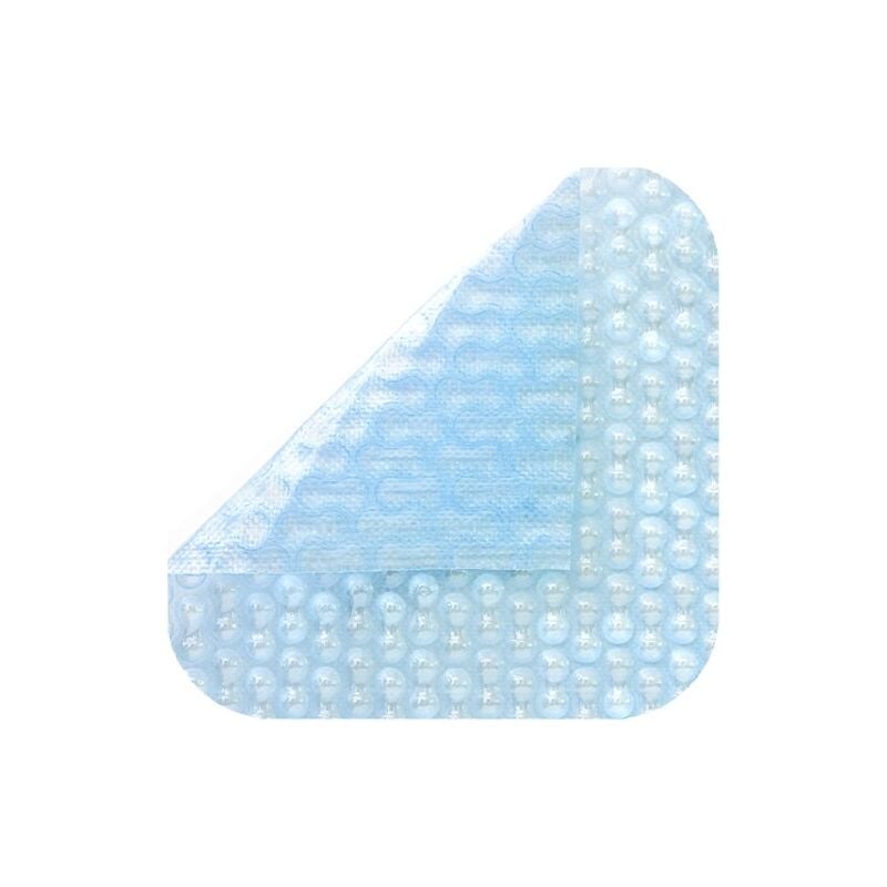 Bâche thermique 800 microns Geobubble Sol+Guard de 2 x 2m avec renfort dans les largeurs