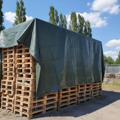 Bâche TITANIUM® verte 6x8m
