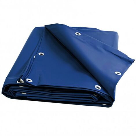 Bâche Toiture 2 x 3 m Bleue 680 g/m2 PVC Haute qualité