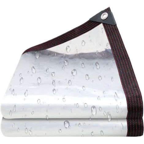 Bâche Transparente - 210 x 210 cm - Bâche de Protection - Bâche extérieure
