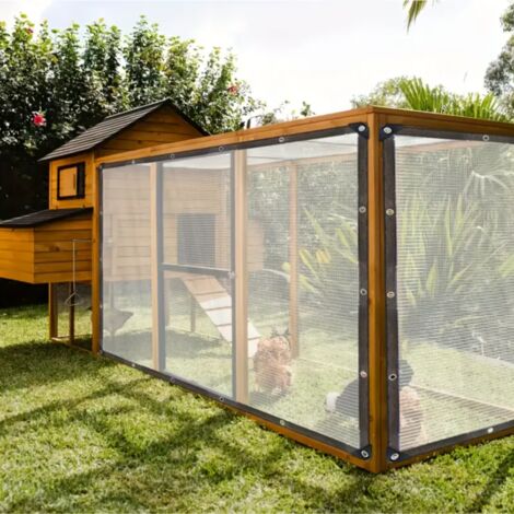 BÂCHE TRANSPARENTE 2x4m 210g/m2 [BÂCHE2]