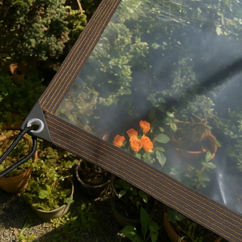 BÂCHE TRANSPARENTE 3x3m 210g/m2 [TARPAULIN4]