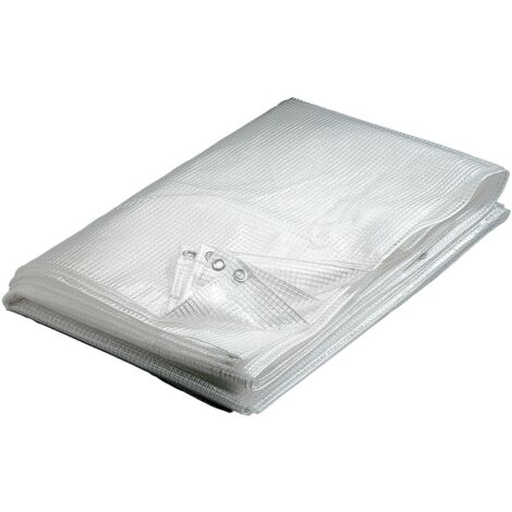 Bâche transparente 80 g/m2 Werkapro 3 x 4 m