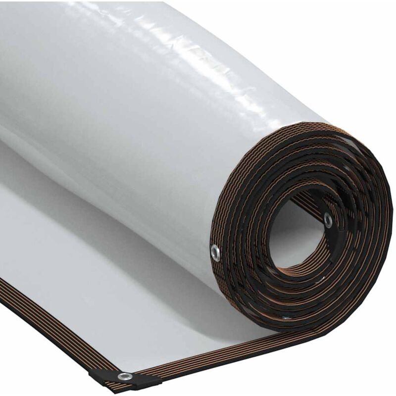 Vidaxl - Bâche transparente avec œillets 4x6 m polyéthylène