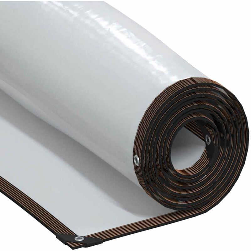 Vidaxl - Bâche transparente avec œillets 8x12 m polyéthylène