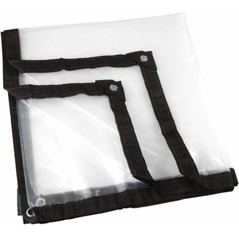 Bâche Transparente, Jardin Clair Bâche étanche Anti-Gel Film Anti-Pluie Film Isolant Auvent PE Couvercle en Plastique (2 2m)