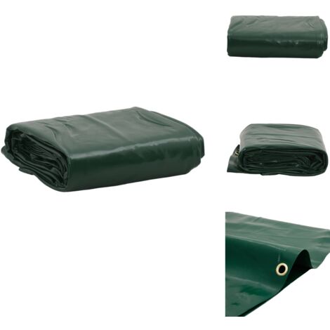 Bâche vert 1,5x2,5 m 600 g/m² - Bâche Imperméable - Bâche De Protection - Bâche Verte - Bâche Extérieure - Bâche Voiture