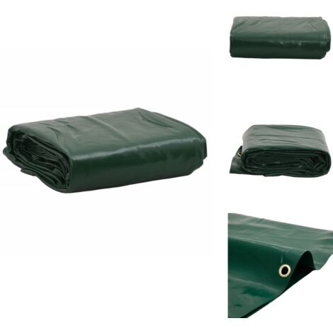 Bâche vert 1x2,5 m 650 g/m² - Bâche Imperméable - Bâche De Protection - Bâche Verte - Bâche Extérieure - Bâche Pour Voiture
