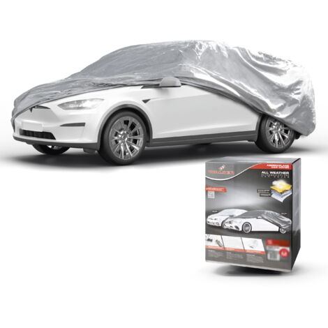 Bâche voiture All Weather Basic, bâche de voiture garage complet Combi taille XL argent