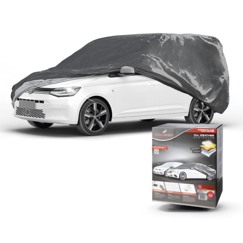 Walser - Bâche voiture All Weather Basic, bâche pour bus taille m gris