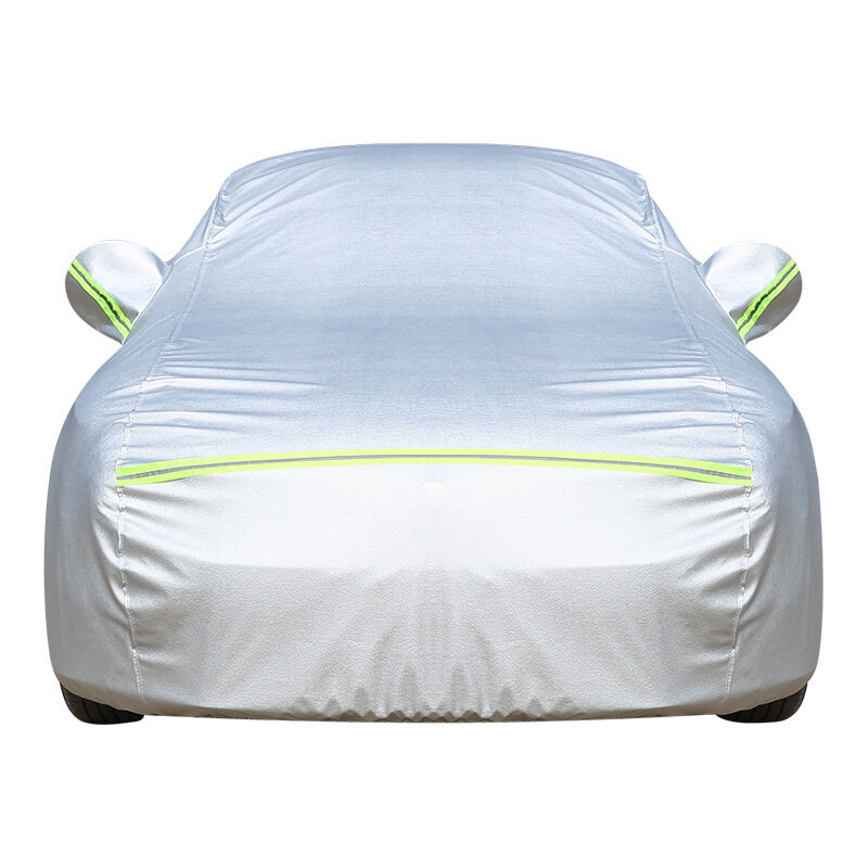 Bâche Voiture Exterieur Housse de Protection Oxford Couverture Imperméable Auto, Ouverte Latérale pour Cabine, Doublure en Coton Respirant, Anti uv