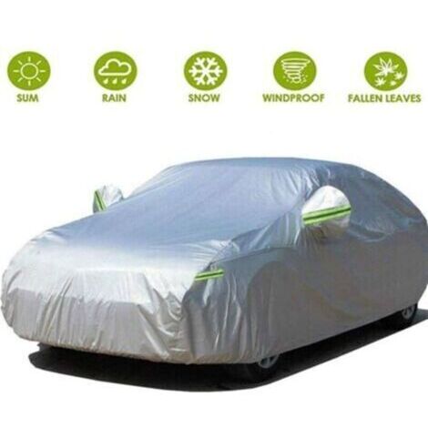 Bâche Voiture Exterieur Housse de Protection Oxford Imperméable , Ouverte Latérale, Anti UV Neige Poussière 490x180x150cm - Blanc Bâche pour voiture