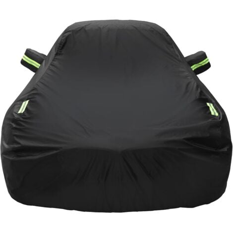 AUTRES Bâche Voiture Exterieur Housse de Protection PEVA Couverture Imperméable Auto, Ouverte Latérale pour Cabine, Doublure en Coton Respirant, Anti UV Neige Poussière pour Berline 480x175x150cm