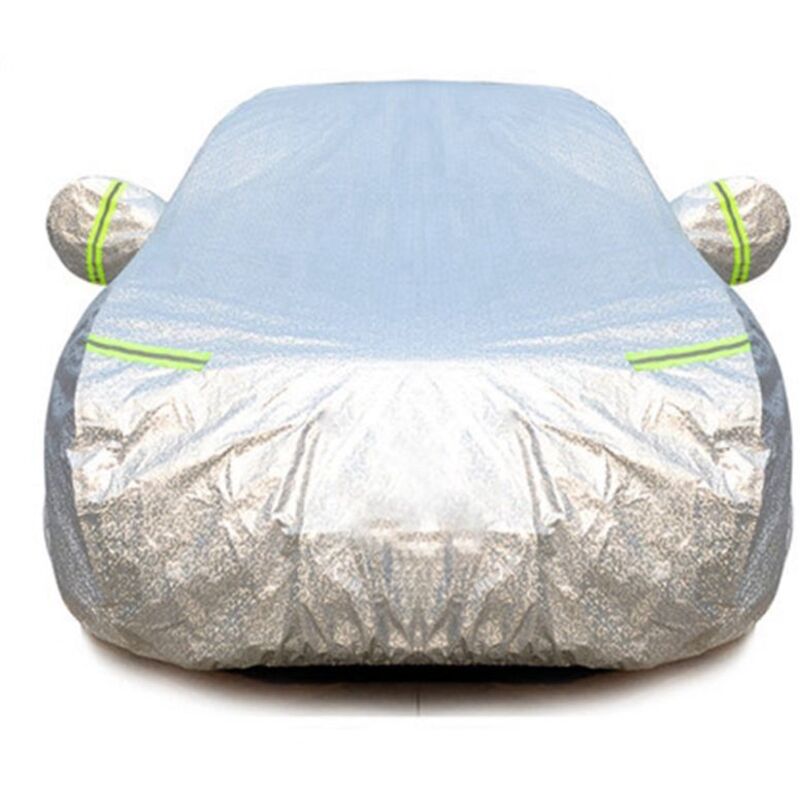 Bâche Voiture Exterieur SUV, Housse de Protection Voiture étanche Universelle Anti Grele Anti UV avec Fermeture éclair, 490 x160 x190cm(2XXL)