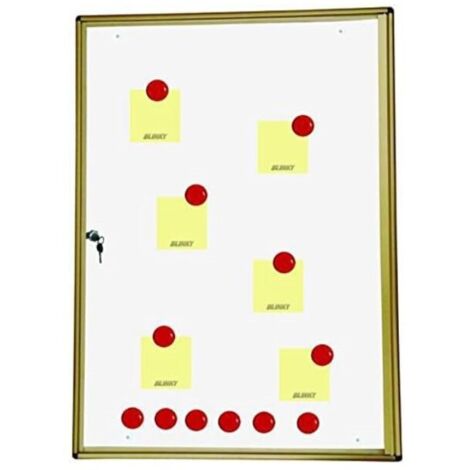 Bacheca Da Esposizione Blinky Alluminio Per Avvisi Cm.73X55X4
